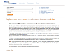 Tablet Screenshot of metro-connexion.org
